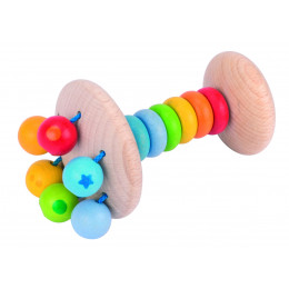 Rammelaar met handvat "Regenboog" - Vanaf 4 maanden