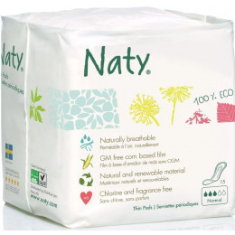 4 x Maandverbanden 100% ecologisch Regular- 15 stuks