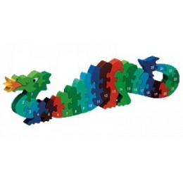 Houten 3D-puzzel - Draak 1-25