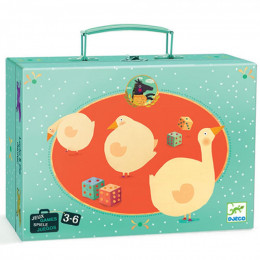 Mens erger je niet en ganzenbord "Ludo and Co junior" - vanaf 3 jaar