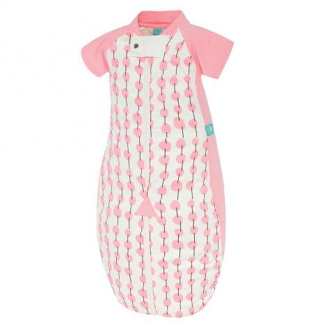 Pyjama's transformeerbaar in slaapzak - roze kersen tog 1.0 / 2-12 maanden *