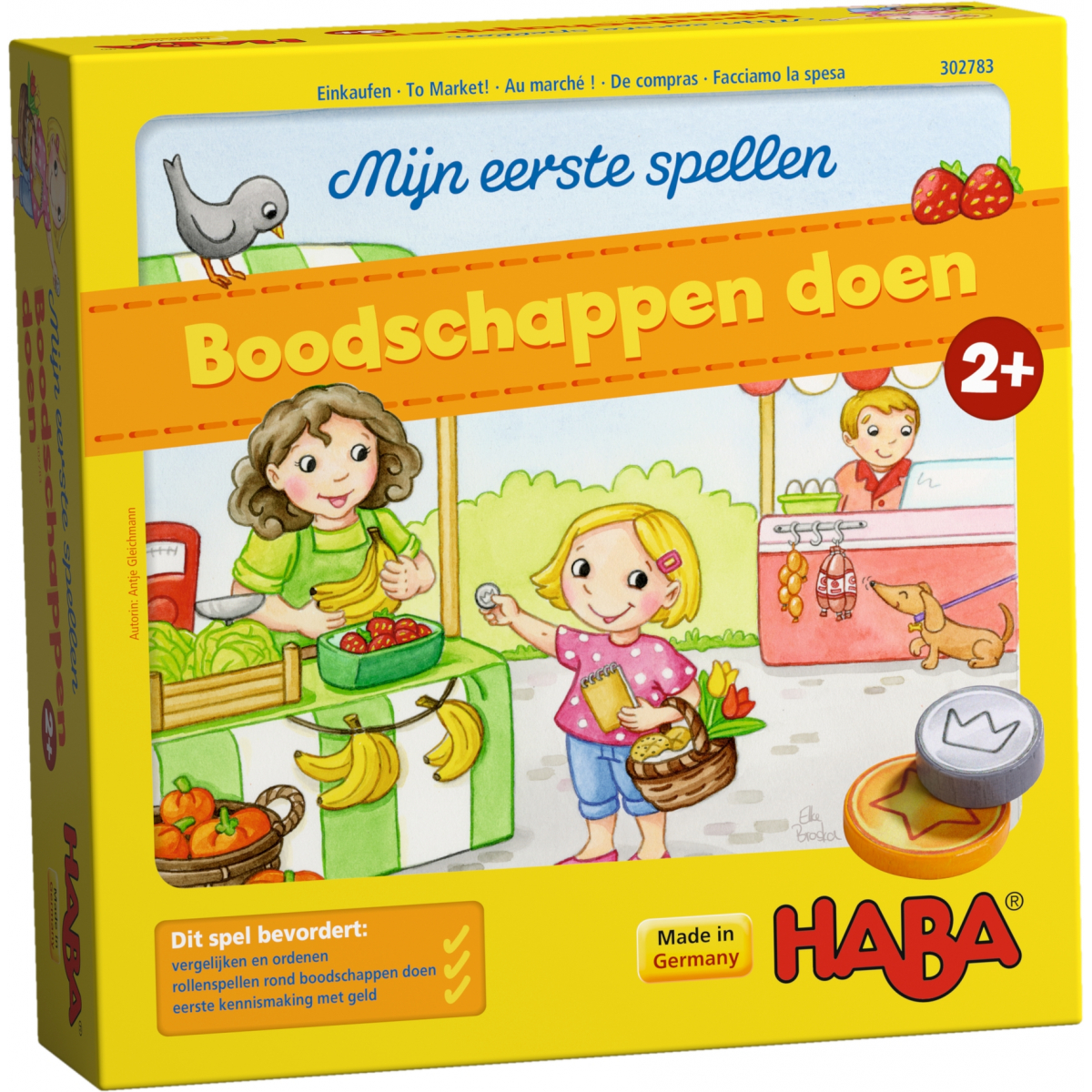 Goede Dobbelspel Boodschappen - Mijn Eerste Spellen - SeBio IA-94