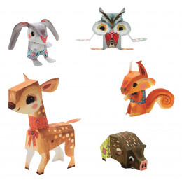 Origami Vouwset Paper Toys - Mooi Bos