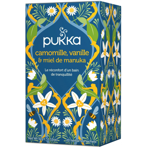 Chamomile, Vanilla and Manuka Honey - 20 theezakjes