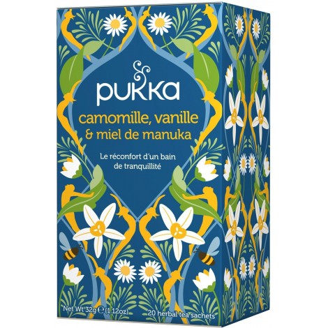 Chamomile, Vanilla and Manuka Honey - 20 theezakjes Chamomile, Vanilla and Manuka Honey - 20 theezakjes