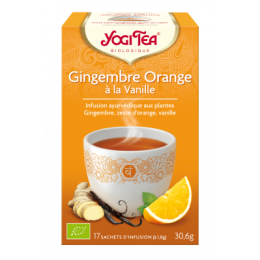 Ginger Orange with Vanilla - 17 theezakjes - Yogi tea