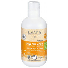Glansshampoo - bio sinaasappel en kokos - 200 ml