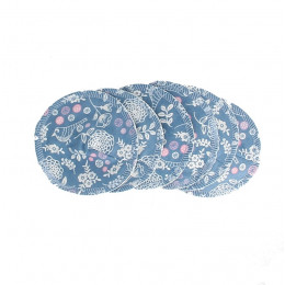 Coussinets d'allaitement en Coton BIO - Garden - lot de 6