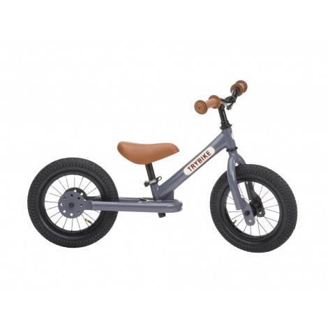 Trybike steel loopfiets grey - tweewieler