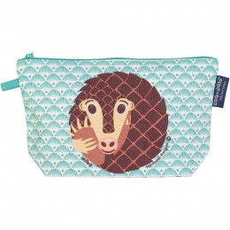 Trousse de toilette en coton BIO - Pangolin