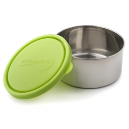 To go Médium boîte carrée en inox avec séparateurs et couvercle océan - 850 ml