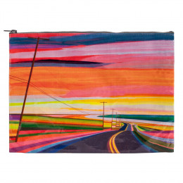 Grote tas gemaakt van gerecycled materiaal - Sunset highway