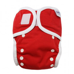 Beschermbroekje voor stoffen luiers - 3,5 tot 20 kg - Set van 2 - Rood