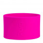 Korte siliconen hoes voor 150 ml RVS flesje Pura - Roze