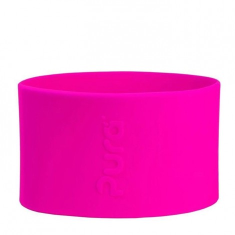 Korte siliconen hoes voor 150 ml RVS flesje Pura - Roze Korte siliconen hoes voor 150 ml RVS flesje Pura - Roze