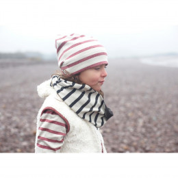 Omkeerbaar mouwloos vest van BIO katoen Teddy - Eskimo - Spice