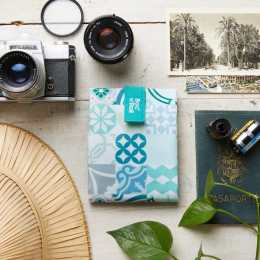Herbruikbare en afwasbare foodwrap Boc'n'Roll - Patchwork Green