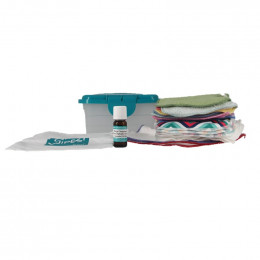25 lingettes en flannelle