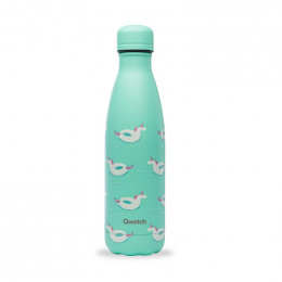 Bouteille nomade isotherme - 500 ml - Tropical jaune