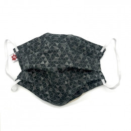 Masque buccal avec pince nez pour adulte - Zambi Black