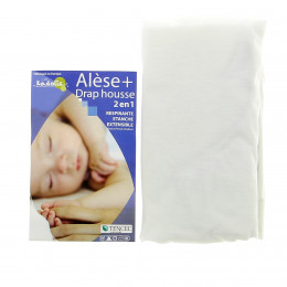 Mastrasbeschermer + Hoeslaken 2 in 1 voor babybed 60x120 cm - meerdere kleuren beschikbaar