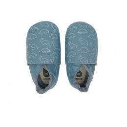 Babyslofjes Soft Sole Dino Blue - Bobux