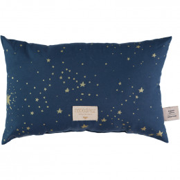 Kussentje Laurel - Gold stella & Night blue
