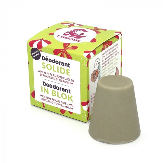Déodorant solide - Bergamotte et géranium - 30 ml Déodorant solide - Bergamotte et géranium - 30 ml