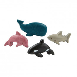 Houten set - Zeedieren