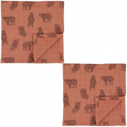 Tetra doeken - 110x110cm - 2pcs - Brave Bear