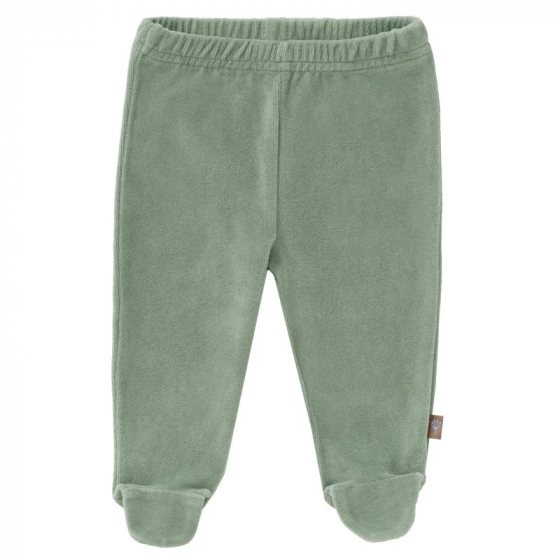 Broekje velours met voetjes Forest green Broekje velours met voetjes Forest green