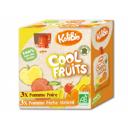 CoolFruit's 3 x appel-Peer + 3 x appel perzik abrikoos