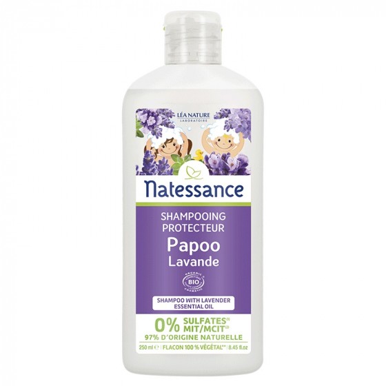 Shampooing protecteur Bio - Papoo Lavande - 250 ml Shampooing protecteur Bio - Papoo Lavande - 250 ml