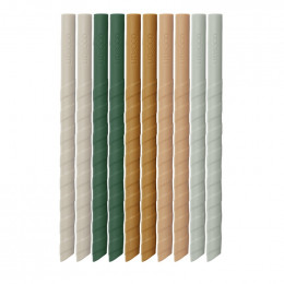Timoti rietjes - 10 pack - Mustard multi mix