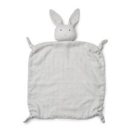 Agnete knuffeldoekje - Rabbit dumbo grey