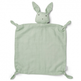 Agnete knuffeldoekje - Rabbit dusty mint