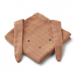 Set Hannah tetradoeken - 2 pack - Rabbit tuscany rose