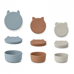 3-pack Corgan snackdozen - Blue multi mix