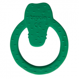 Natuurlijk rubber ronde bijtring - Mr. crocodile