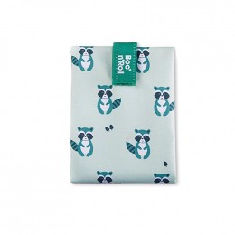 Pochette sandwich lavable et réutilisable Boc'n'Roll - Ratons laveurs