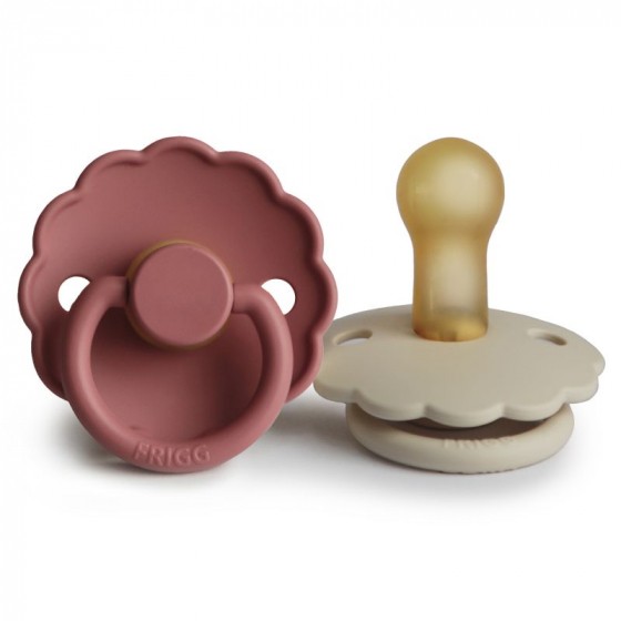 Set van 2 latex tutjes Daisy - Cream/powder blush Set van 2 latex tutjes Daisy - Cream/powder blush