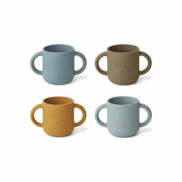 Gene bekertjes - 4-pack - Blue multi mix