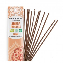 Encens haute tradition - Ambre précieuse - 20 bâtons
