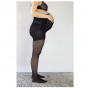 Zwangerschaps panty's - 20d - Transparant zwart