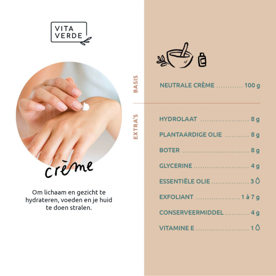 Neutrale basis crème - DIY - 250 ml