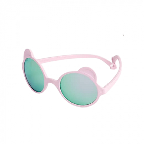 Lunettes de soleil pour bébé de 0 à 1 an - Ourson baby - Rose pâle