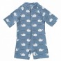 UV zwem jumpsuit - Whale Blue Fog