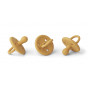 Set van 3 Siliconen Paula Tutjes -  Yellow mellow