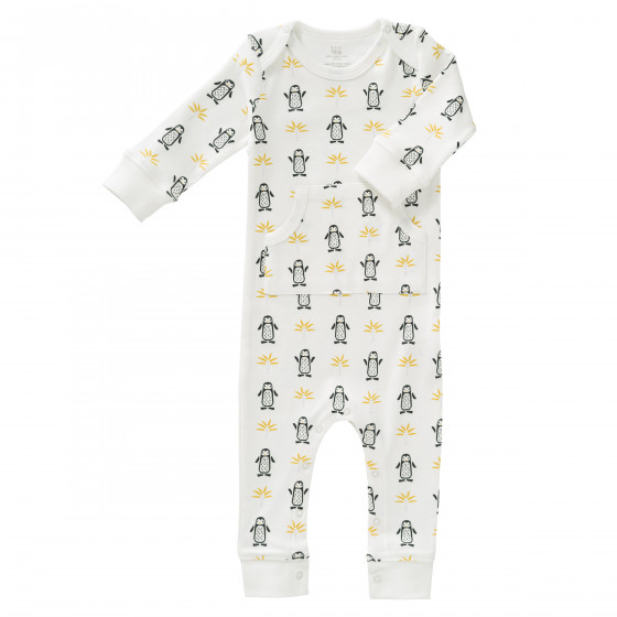 Baby pyjama uit biokatoen - Pinguïn