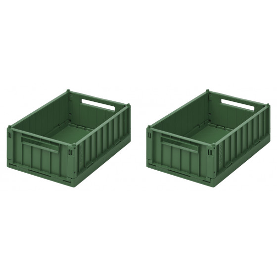 Weston opvouwbare krat S 2-pack - Garden green Weston opvouwbare krat S 2-pack - Garden green